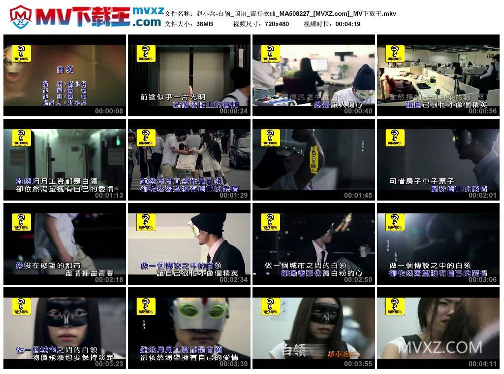 赵小兵-白领_国语_流行歌曲_MA508227